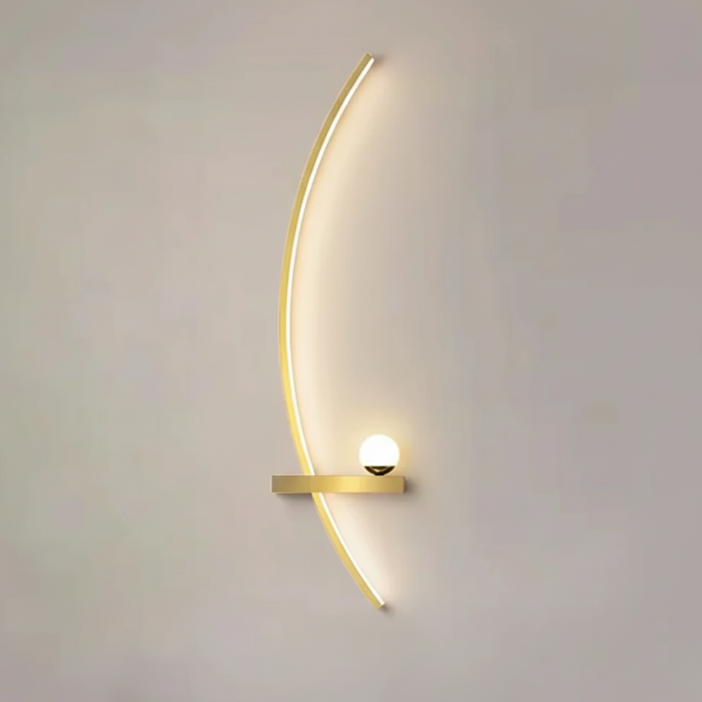 Luz de Pared LED Elegante – Aplique de Aluminio Moderno para Interiores del Hogar