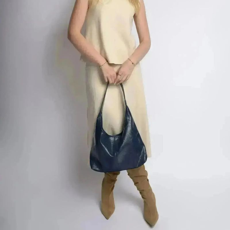 Bolso Cruzado Compacto para Mujeres con Bolsillo Externo con Cremallera