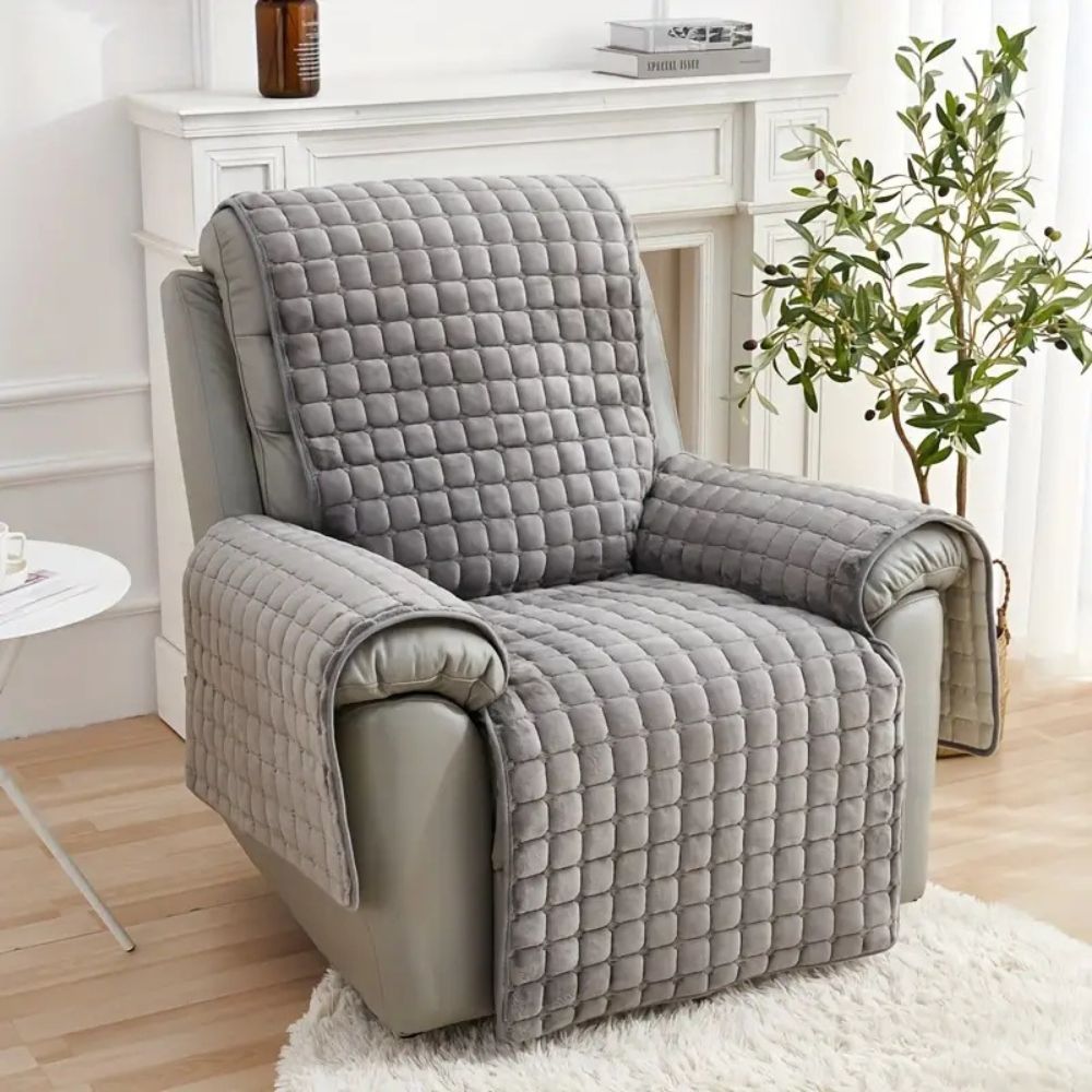 Funda de Sillón Reclinable de Terciopelo