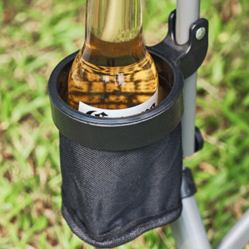 Silla de Camping Plegable Negra Premium de Alta Resistencia
