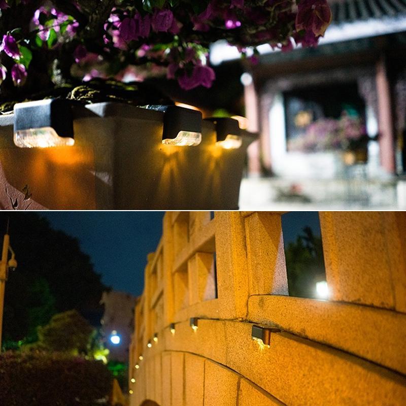 Luces Solares de Escalera Impermeables para Exterior (4 PCS) | Kalsten