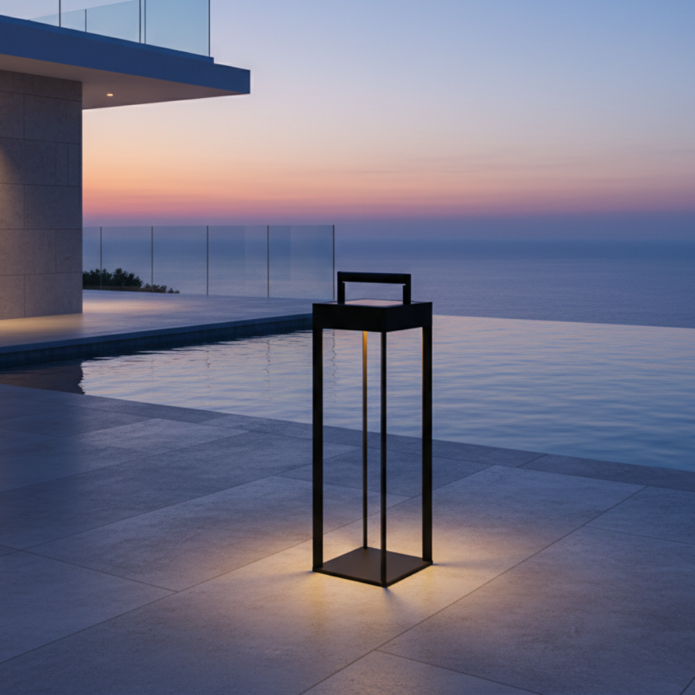 Linterna Solar Orvanta Luz Exterior con Control Remoto | Lámpara de Jardín Impermeable IP65