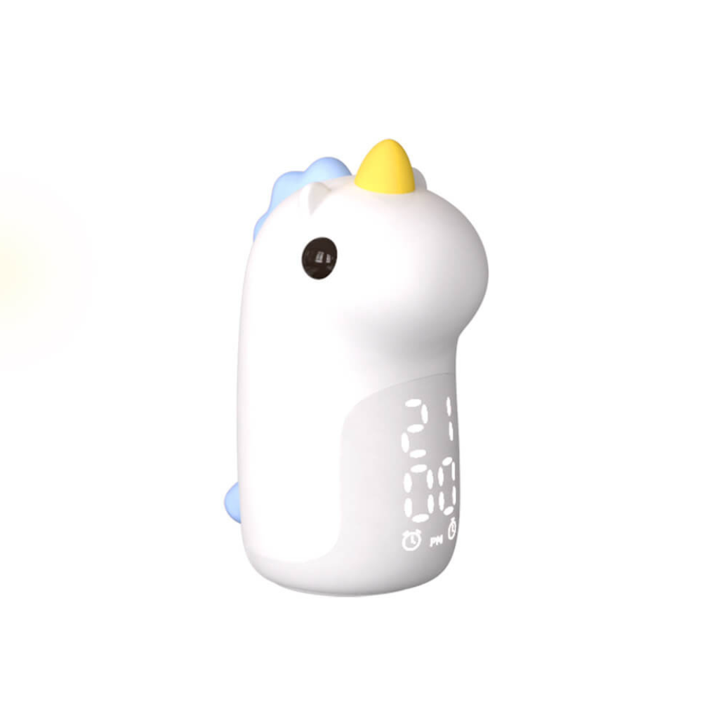 Luz Nocturna LED de Unicornio Mágico y Reloj Despertador para Niños