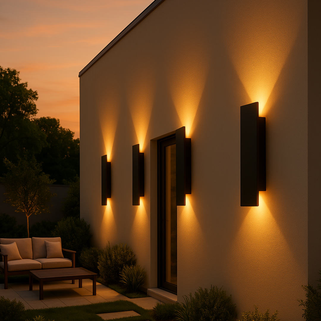 Lámpara de pared LED exterior Streamline – Impermeable IP65 – Disponible en 4 tamaños