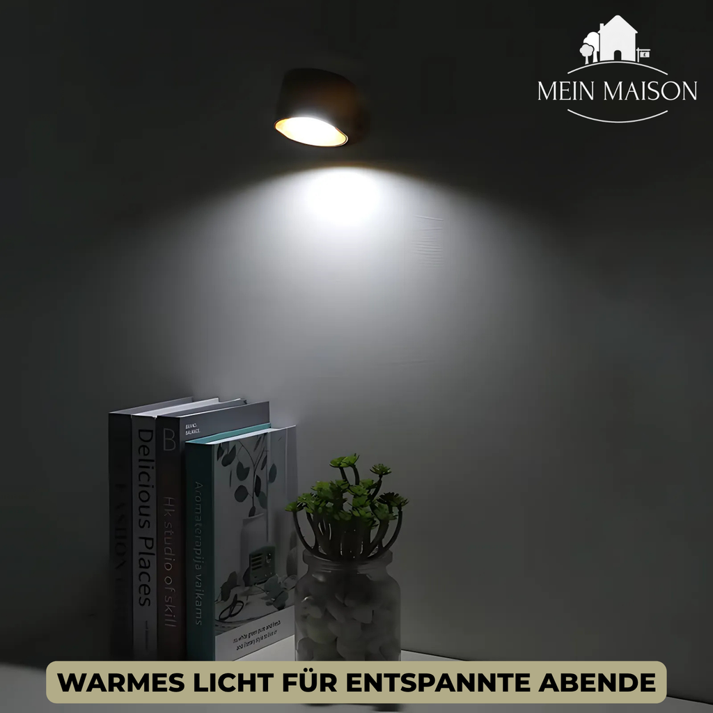 Aplique LumiScandi | Inalámbrico y Recargable | Diseño Escandinavo | Madera de Roble