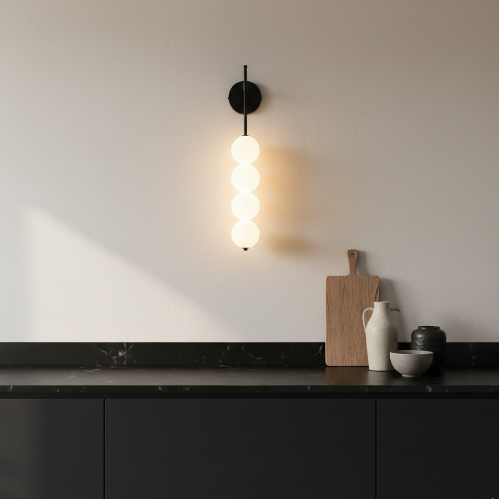 Aplique de Pared Minimalista Elegante - Iluminación LED Cálida para Interiores Modernos