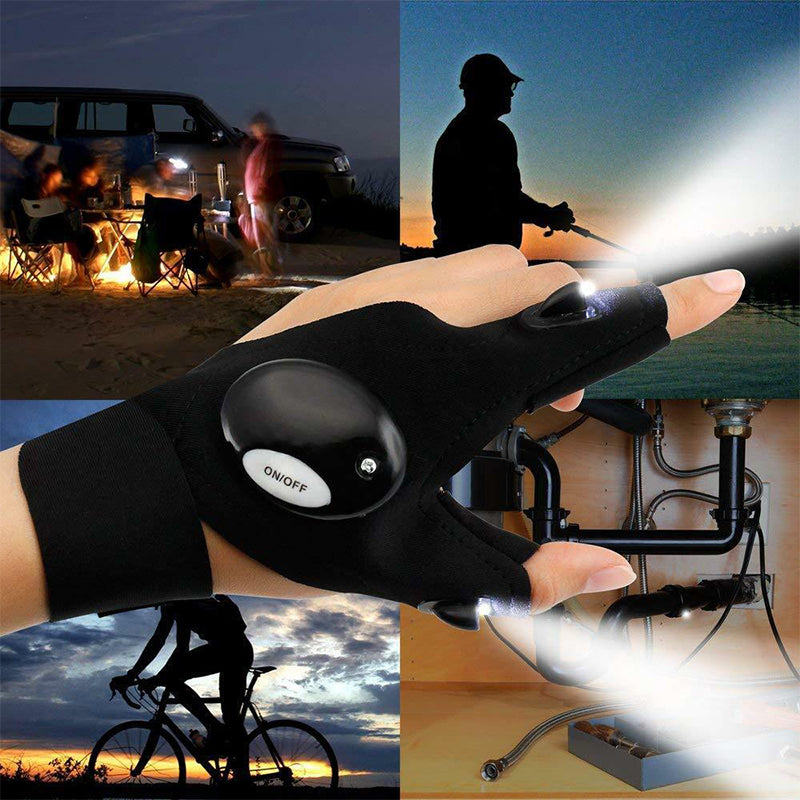 Guantes LED cómodos con luces a prueba de agua | Brehn