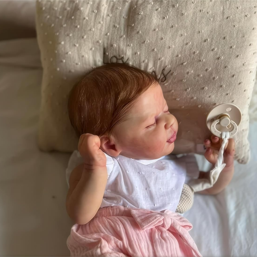 Muñeca de bebé realista de silicona suave