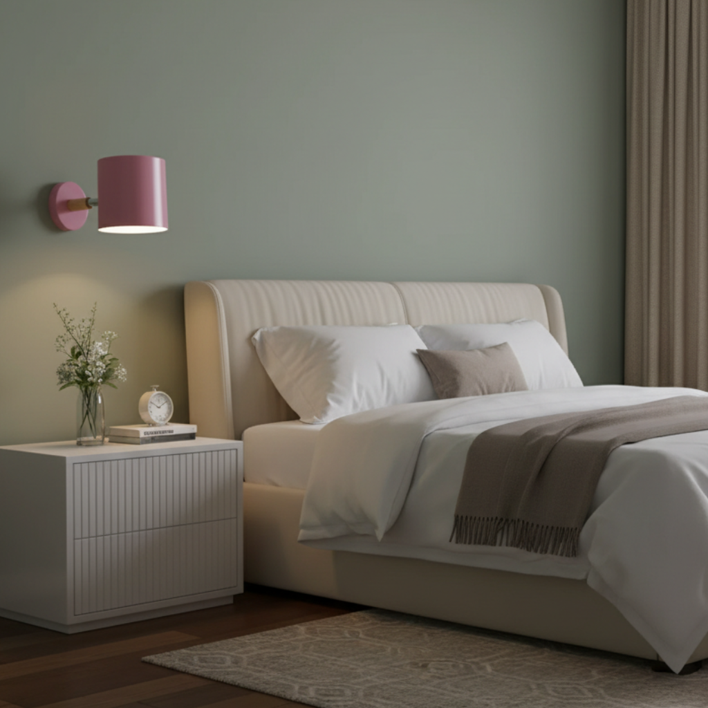 MacaronRay - Lámpara de Pared Ajustable y Aplique de Pared con Diseño Escandinavo Pastel