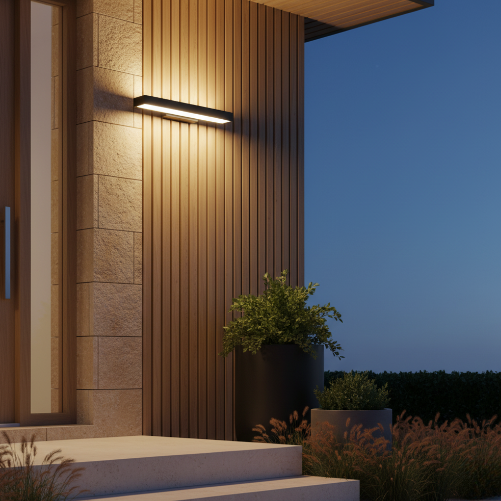 Lámpara de Pared Exterior Moderna | Luces LED a Prueba de Agua para Patios o Jardines