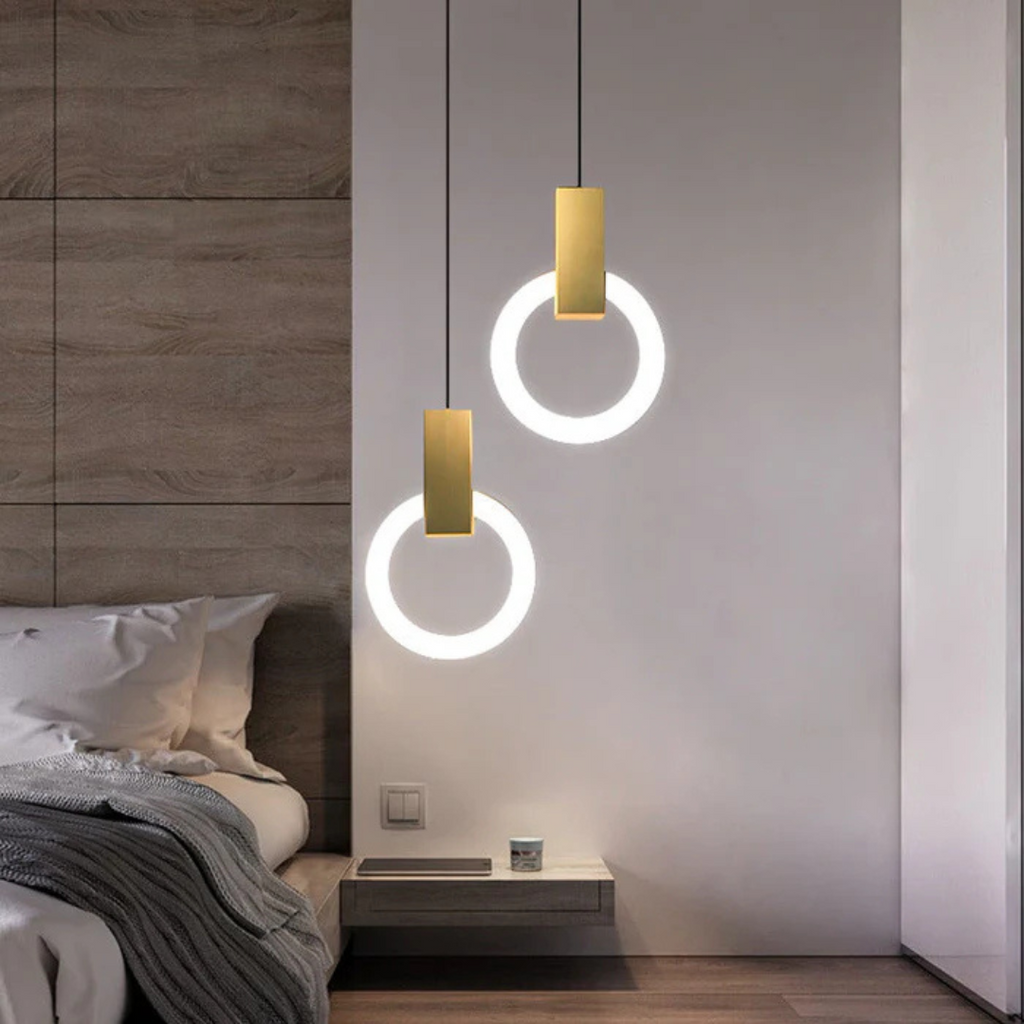 Lámpara colgante LED | Diseño escandinavo para interiores