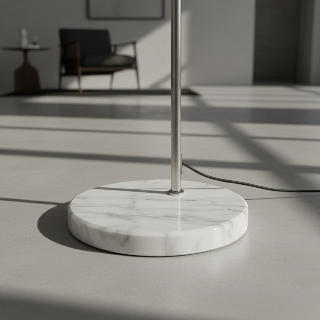 Lámpara de Pie Arco Contemporánea - Pantalla de Cúpula Moderna para Decoración de Sala de Estar