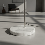 Lámpara de Pie Arco Contemporánea - Pantalla de Cúpula Moderna para Decoración de Sala de Estar