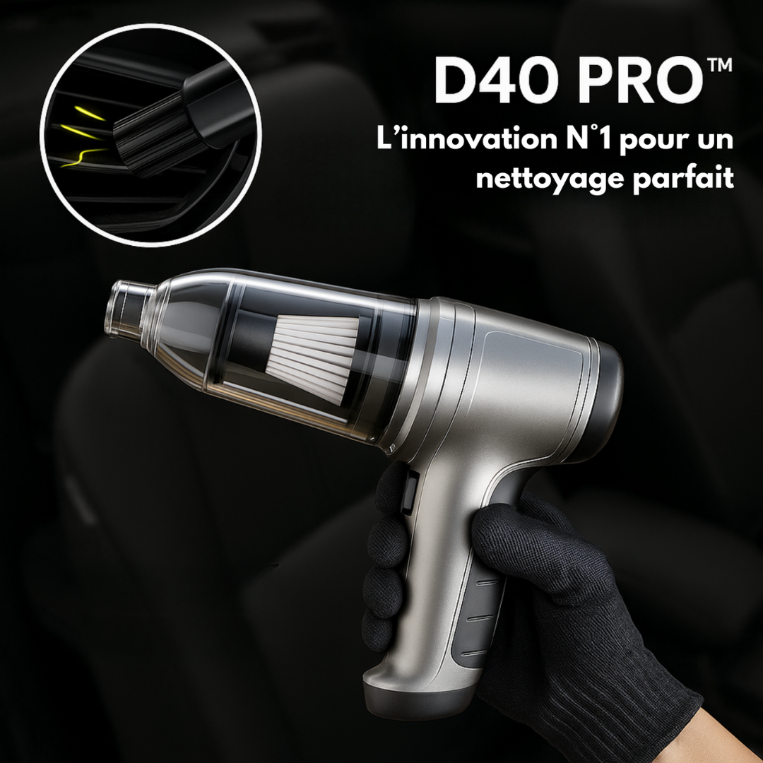 Aspiradora inalámbrica compacta y recargable para coche