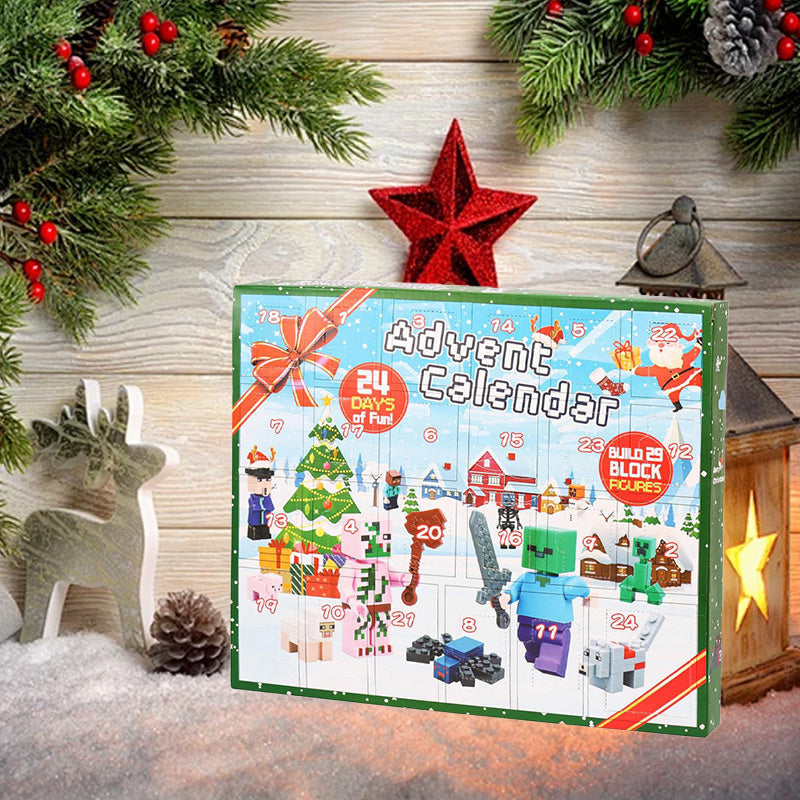 Calendario de Adviento de Navidad 2024 Incluyendo 29 Personajes
