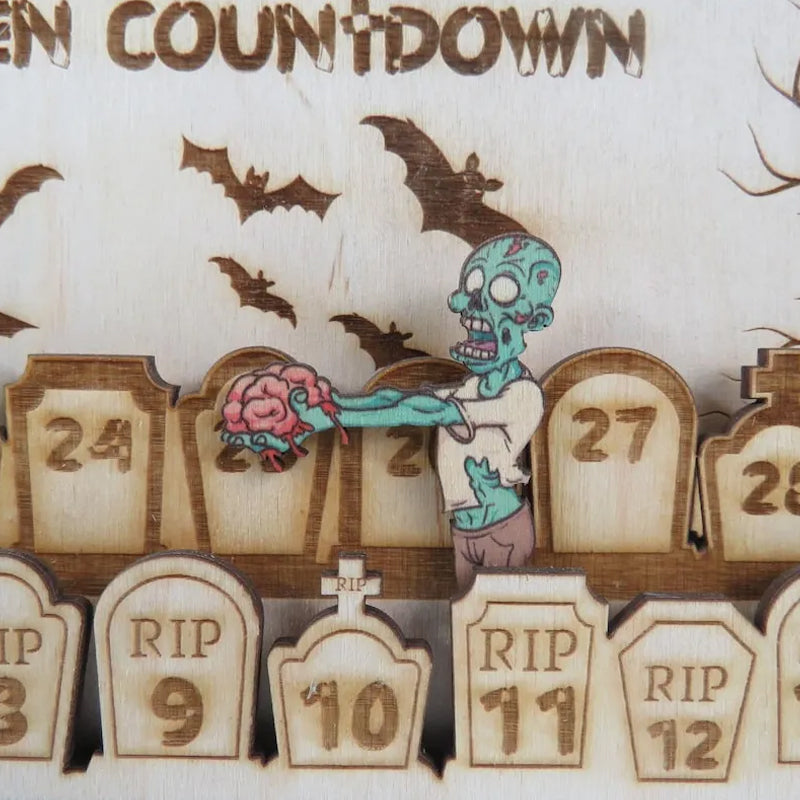 Calendario de Adviento de Halloween - La cuenta regresiva de Halloween de Clayson