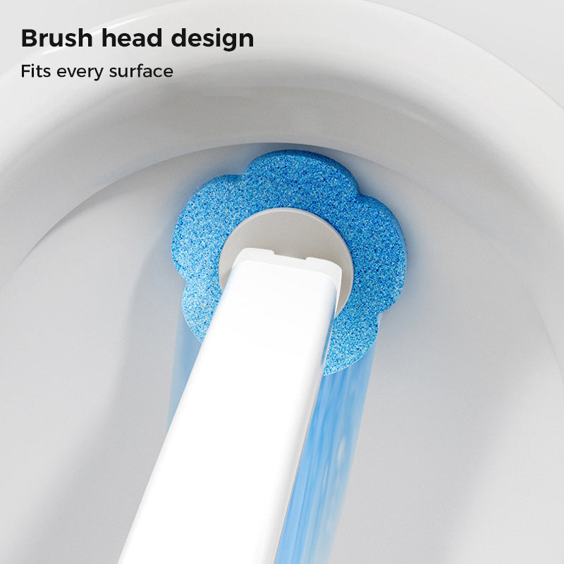 Sistema de limpieza de inodoros desechable
