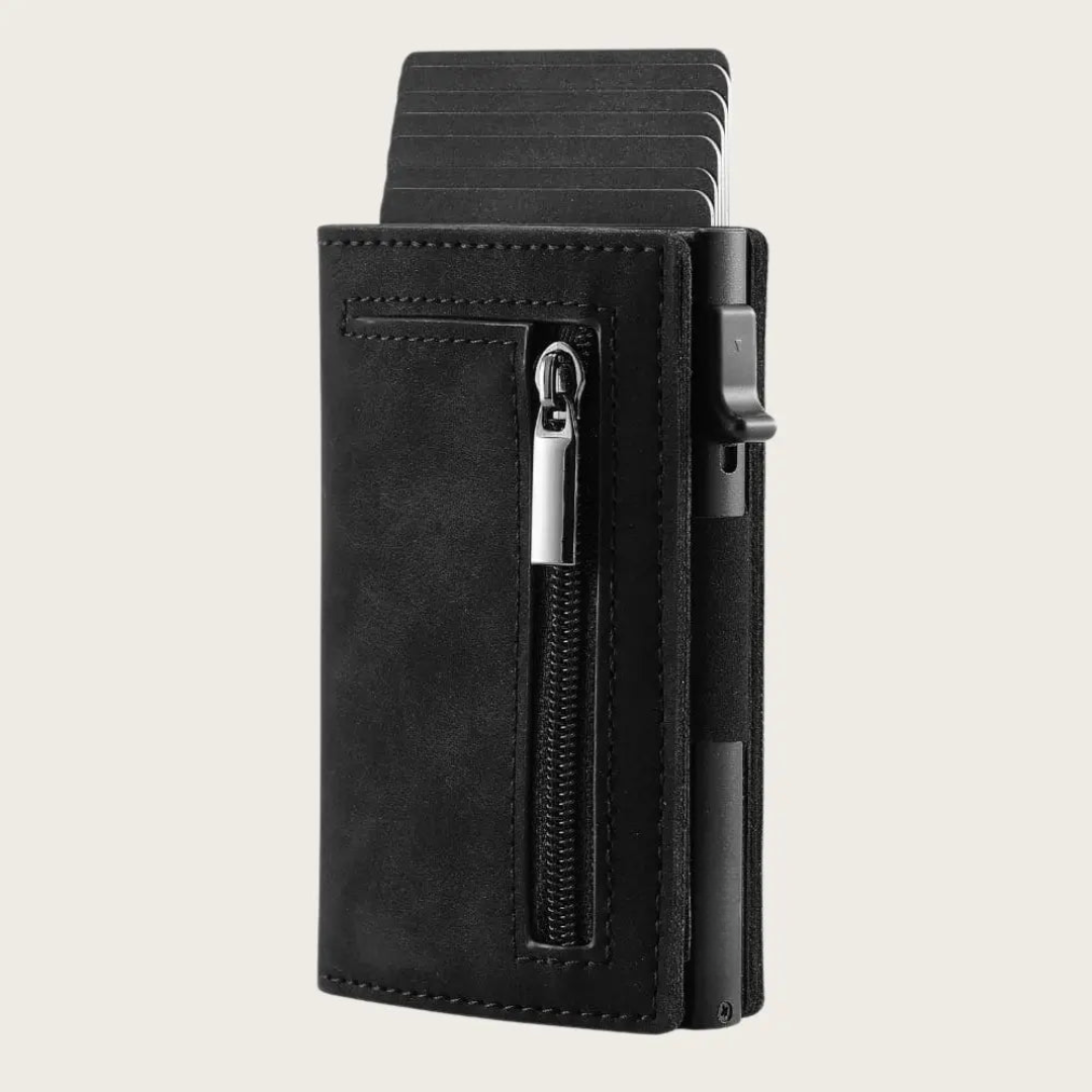 Billetera compacta segura anti-RFID