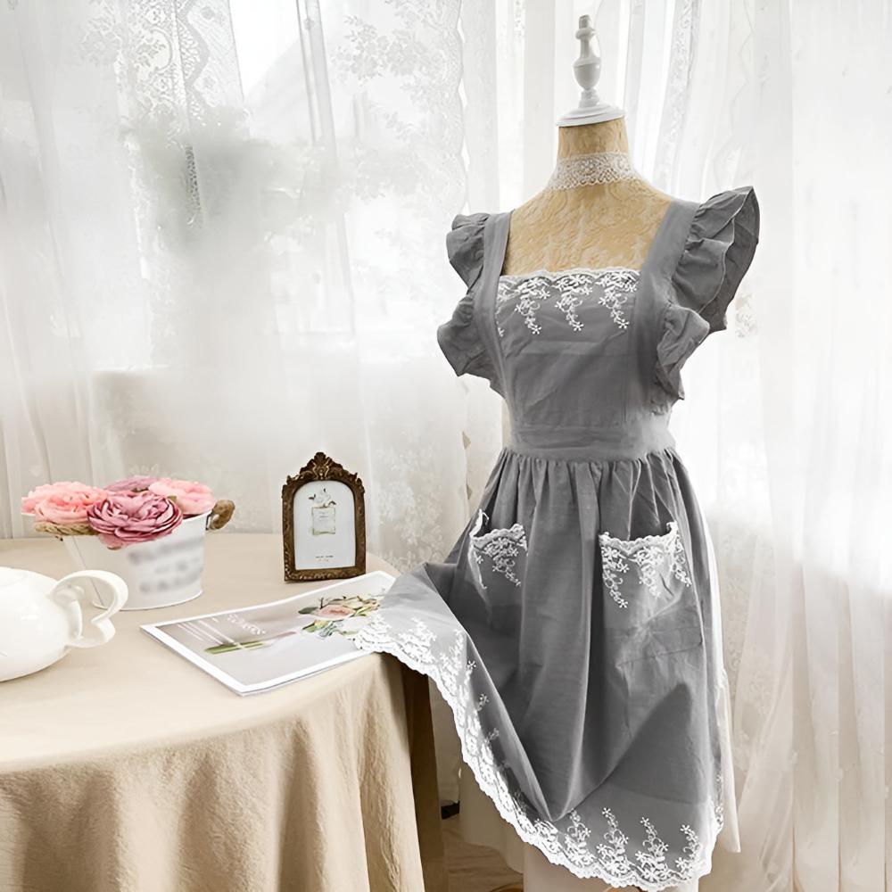 Delantal con Volantes Blush Belle