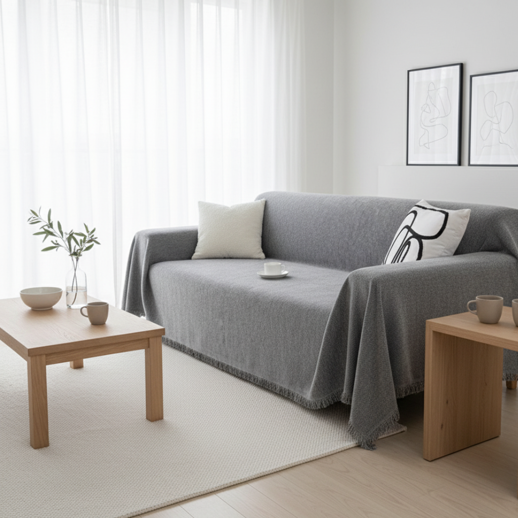 Chic Living - Funda de Sofá Moderna y Amigable con las Mascotas con Acabado Resistente al Agua