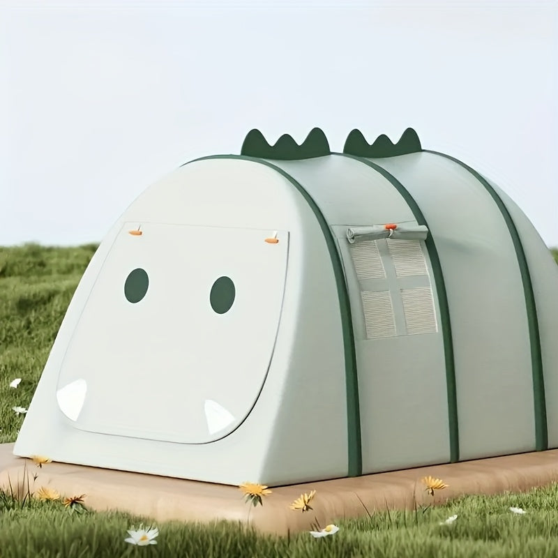 Tienda de juegos para niños en forma de dinosaurio – Diseño plegable y juguetón