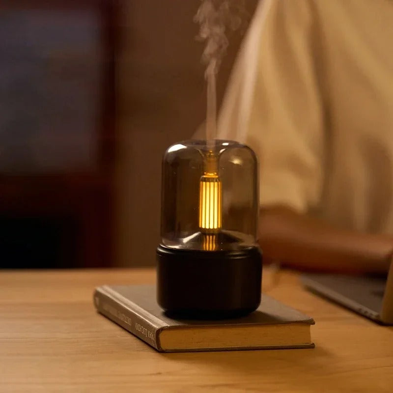 SereneMist - Difusor de aroma elegante con suave iluminación