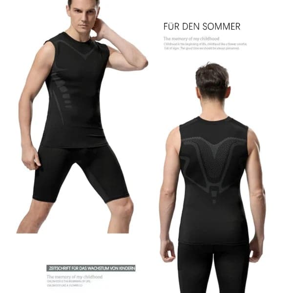 Mike— Camiseta Compresora sin Mangas | 1+1 GRATIS