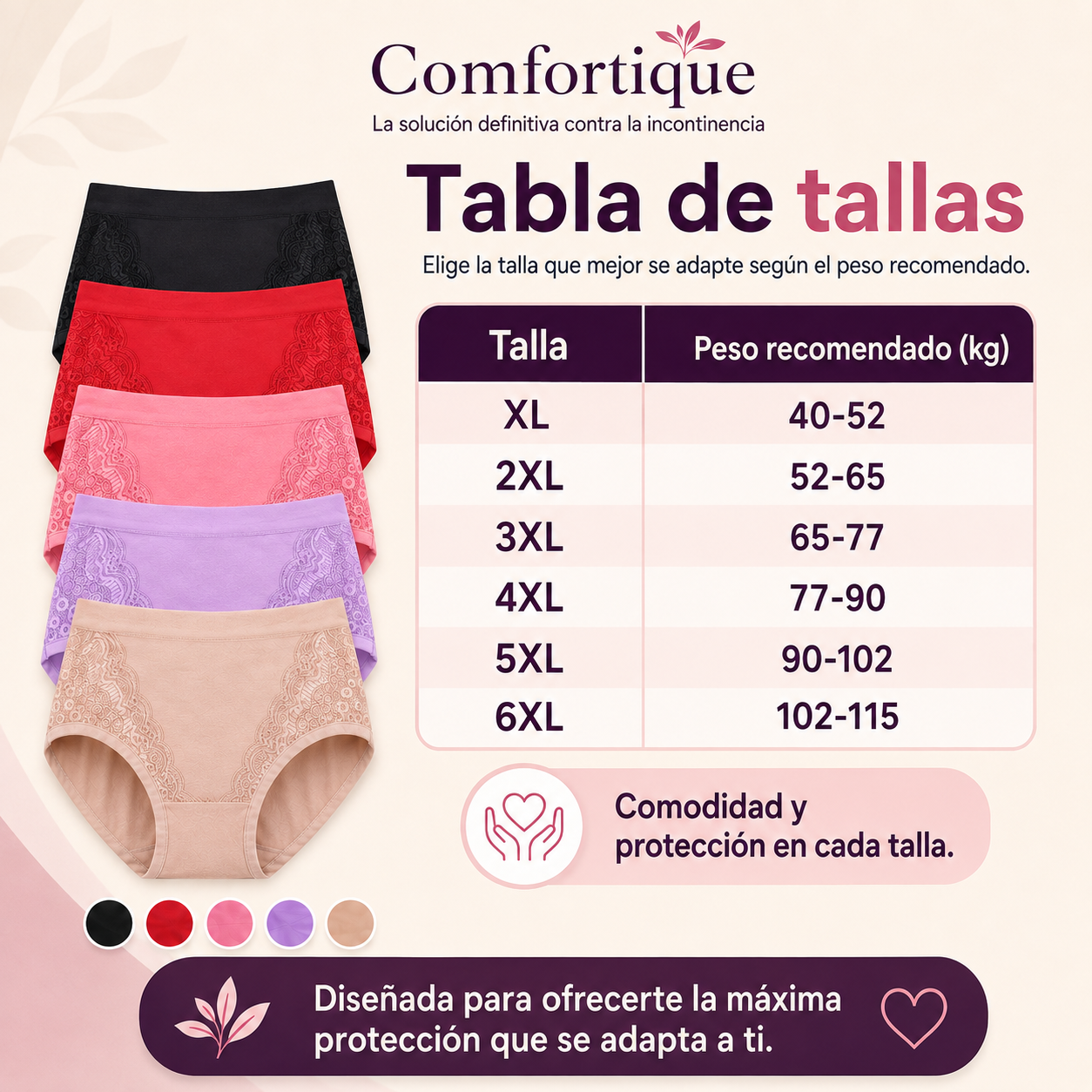 Comfortique | La solución definitiva contra la incontinencia