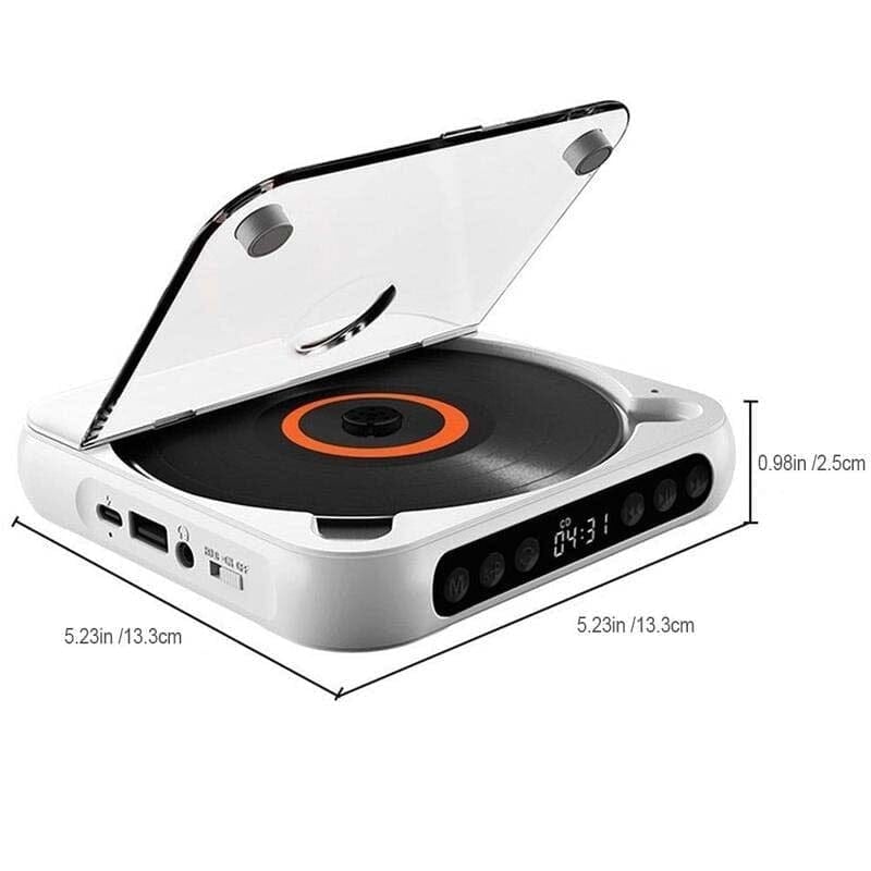 Noxord | Reproductor de CD portátil compatible con Bluetooth