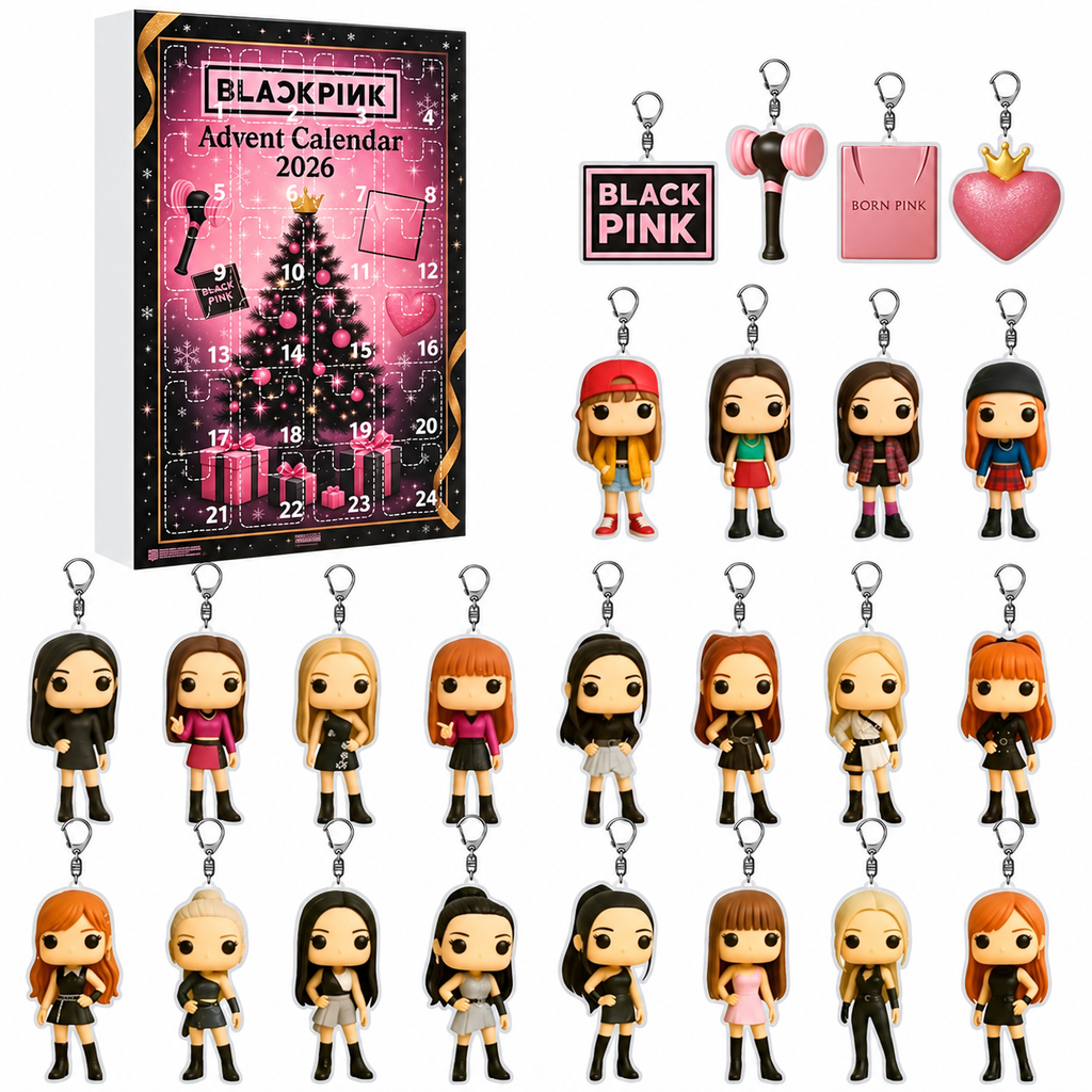 JOYDOLLZ – Calendario de Adviento de 24 días con muñecas coleccionables para niños y fans del K-Pop | Cuenta regresiva de Navidad con sorpresa diaria