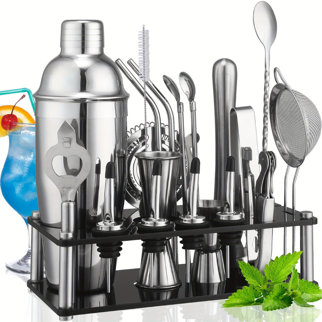 ProMix Set de Cócteles de 20 Piezas – Todo para la Mezcla Perfecta