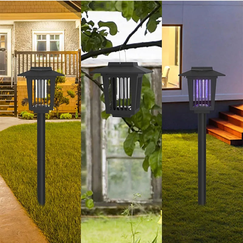 Trampa Solar para Mosquitos Solavex & Luz LED | Impermeable IP65 | Jardín & Terraza | Insecticida