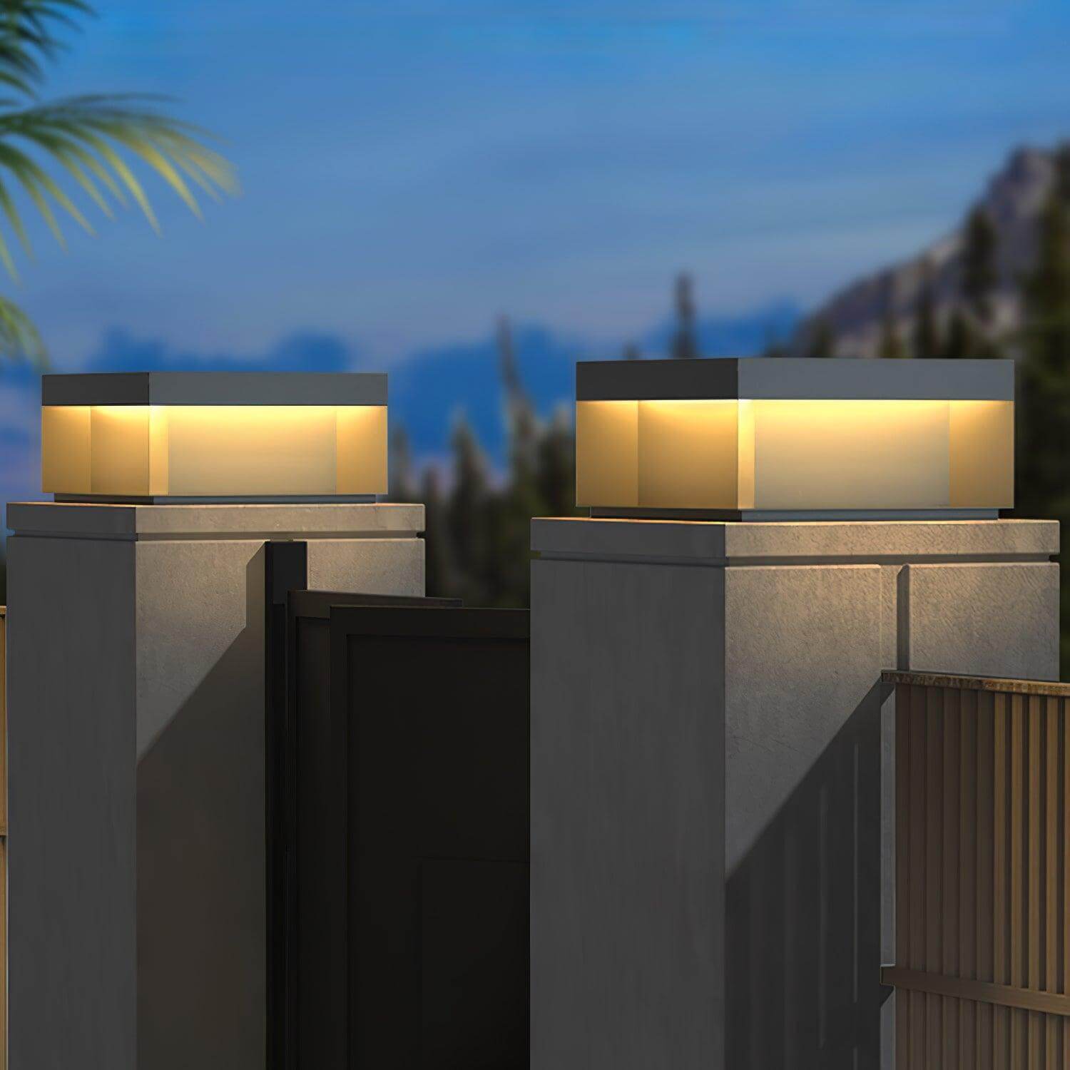 Luz Solar de Poste Exterior - Impermeable IP65