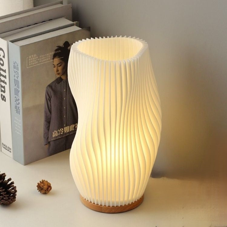Lámpara Nocturna Decorativa de Madera 3D