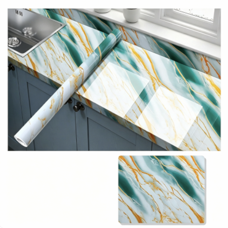 Funda de Mueble de Mármol Autoadhesiva Impermeable