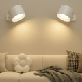 Lámpara de pared LED inalámbrica con batería y rotación de 360°
