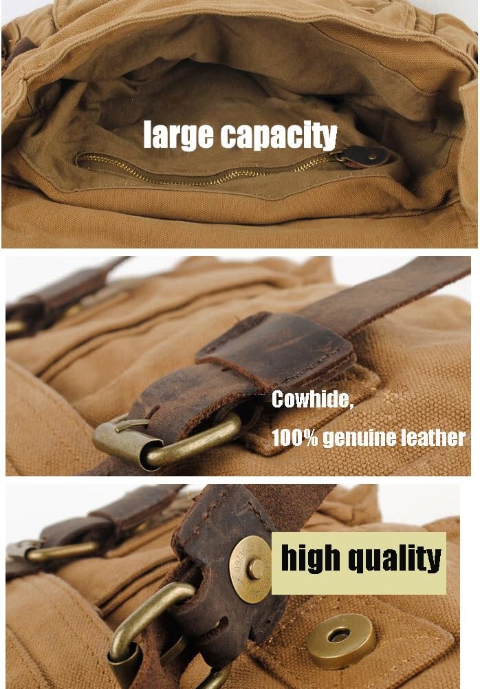 Bolsa RetroCarry – Bolsa de Hombro de Lona Vintage para Laptops Bowlift