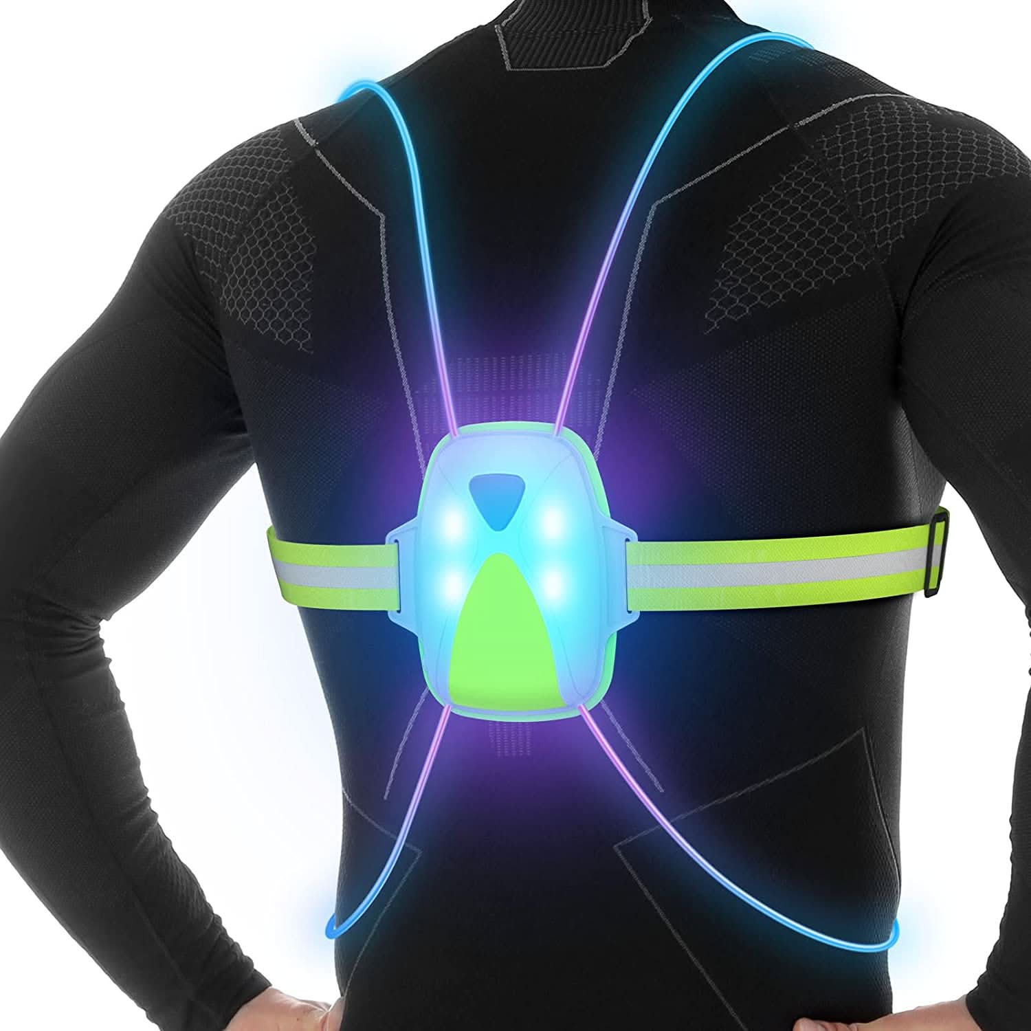 REFLECTGLOW – Gilet de sécurité LED ajustable pour une visibilité maximale