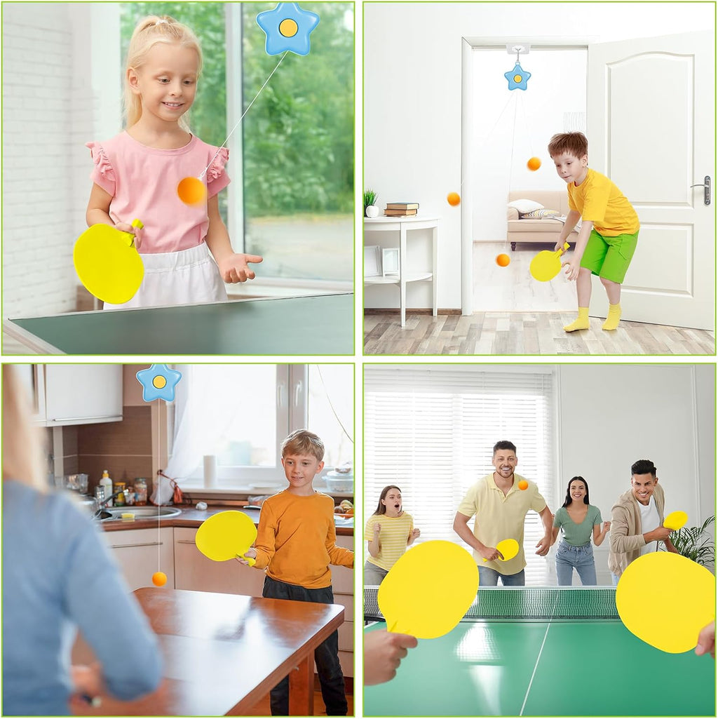 SwingPing – Set de entrenamiento de ping pong colgante | 1+1 GRATIS