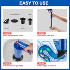 Drain Blaster Air Toilet Sink Plunger Gun Drain Clog Remover Tool