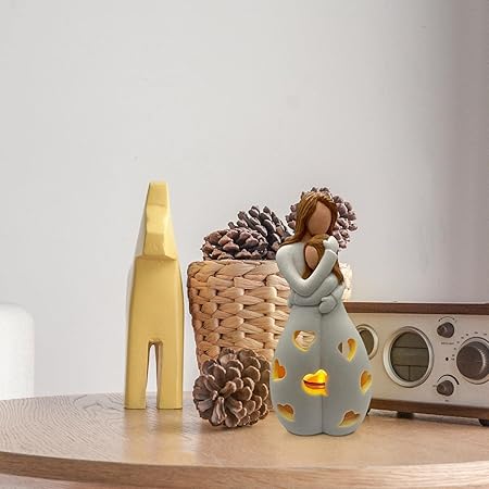 Amoria | Lámpara de noche en forma de corazón para madre e hijo