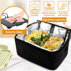 Caja de Almuerzo Calentador de Comida Portátil