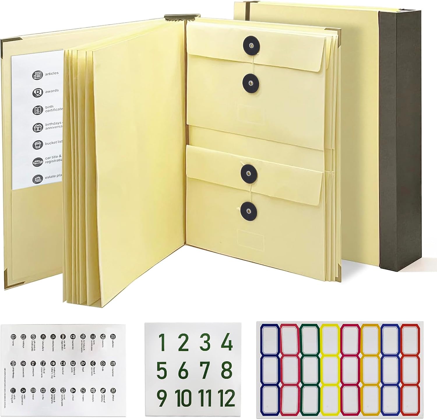 Folio Organizador de Documentos en Acordeón