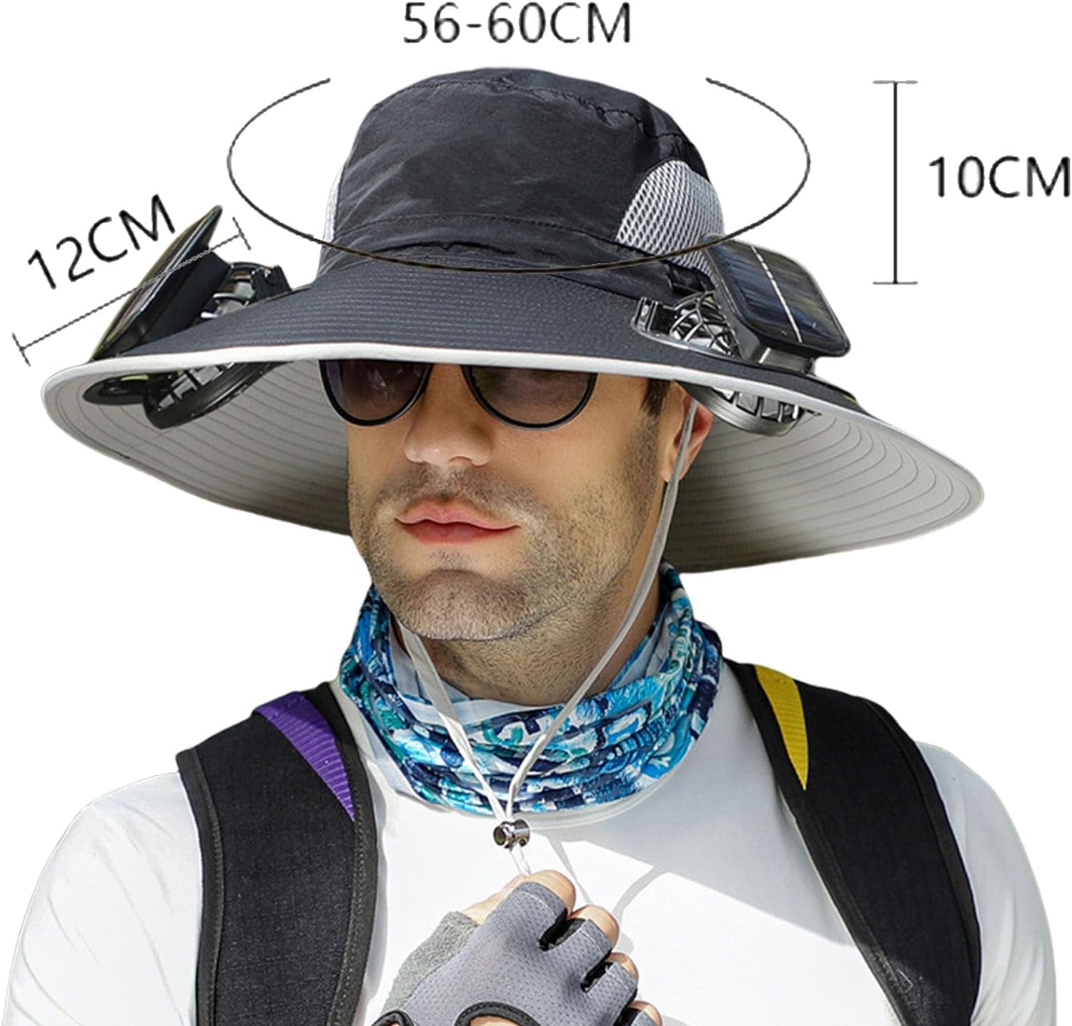 Sombrero Ventilador Solar