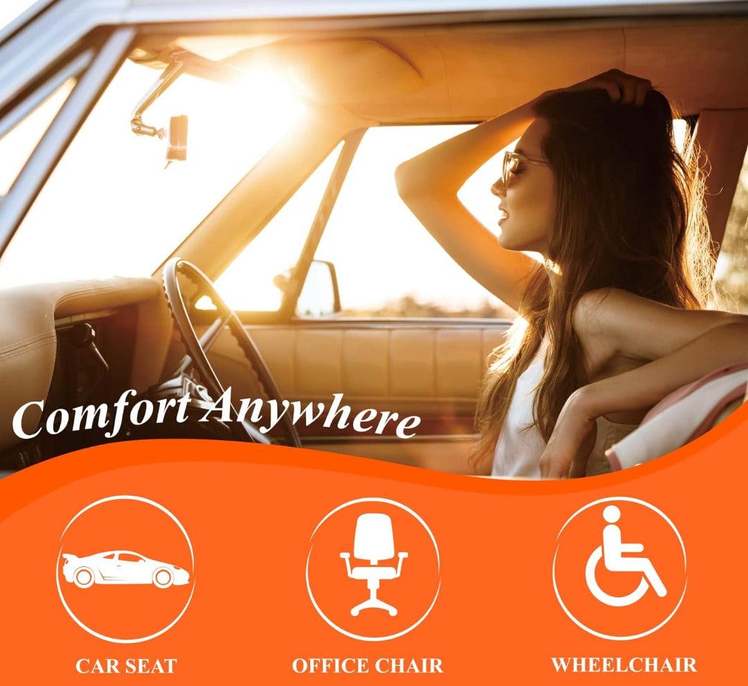 Cojín de Asiento de Coche de Espuma Viscoelástica Comfort Kalsten