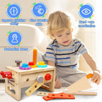 WOODCRAFT – Caja de herramientas para niños para construir y descubrir creativamente