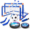 Set de Hockey y Fútbol Flotante 3 en 1 - Pelota Flotante Iluminada LED para Niños, Juguete Deportivo para Interior y Exterior