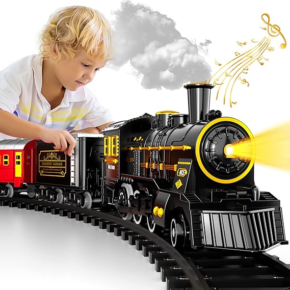 BowLift | TrackMaster Pro - Set de tren eléctrico a pilas con sonidos realistas