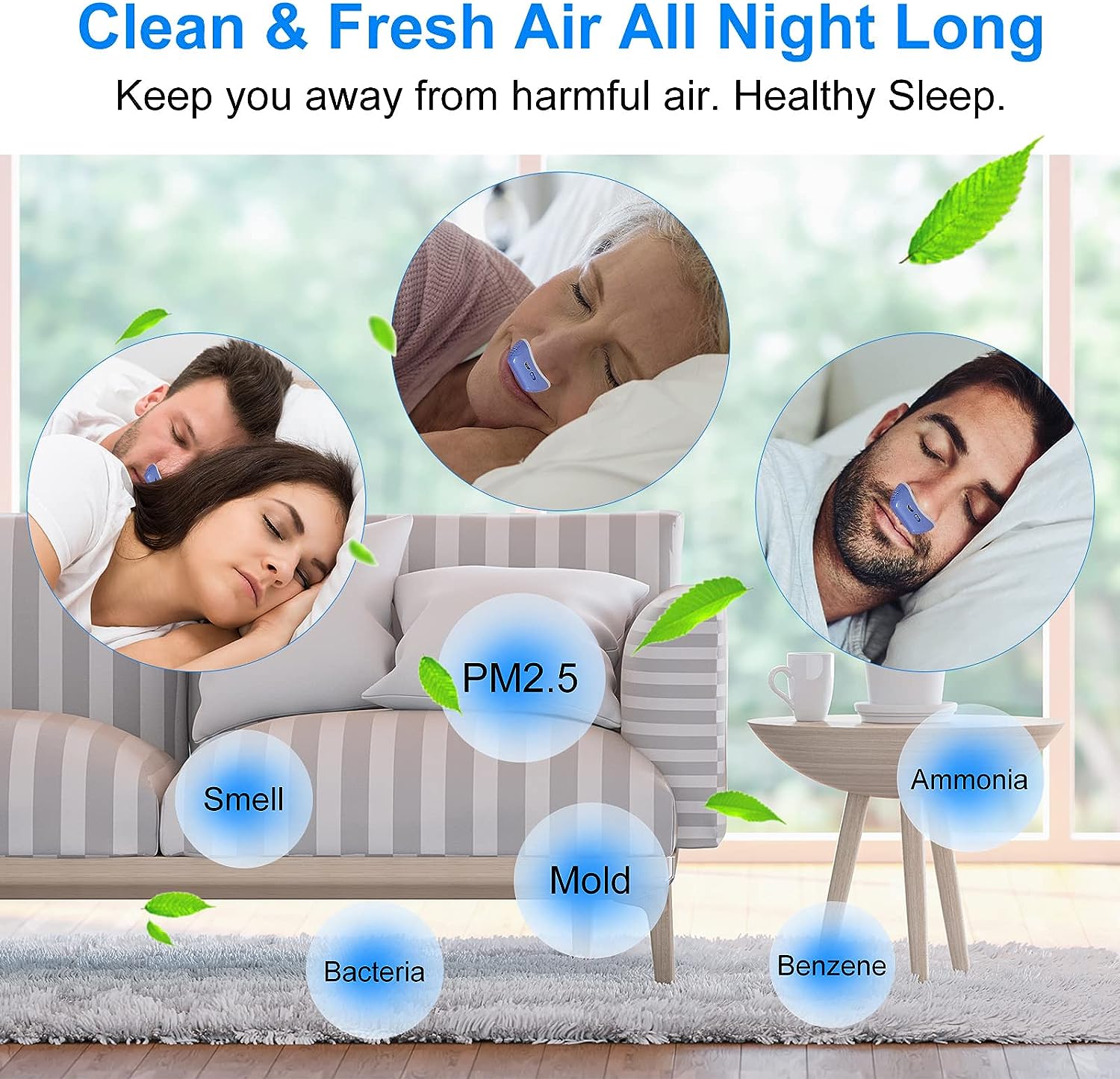 Dispositivo Micro CPAP para apnea del sueño y anti-ronquidos - Alternativa a CPAP