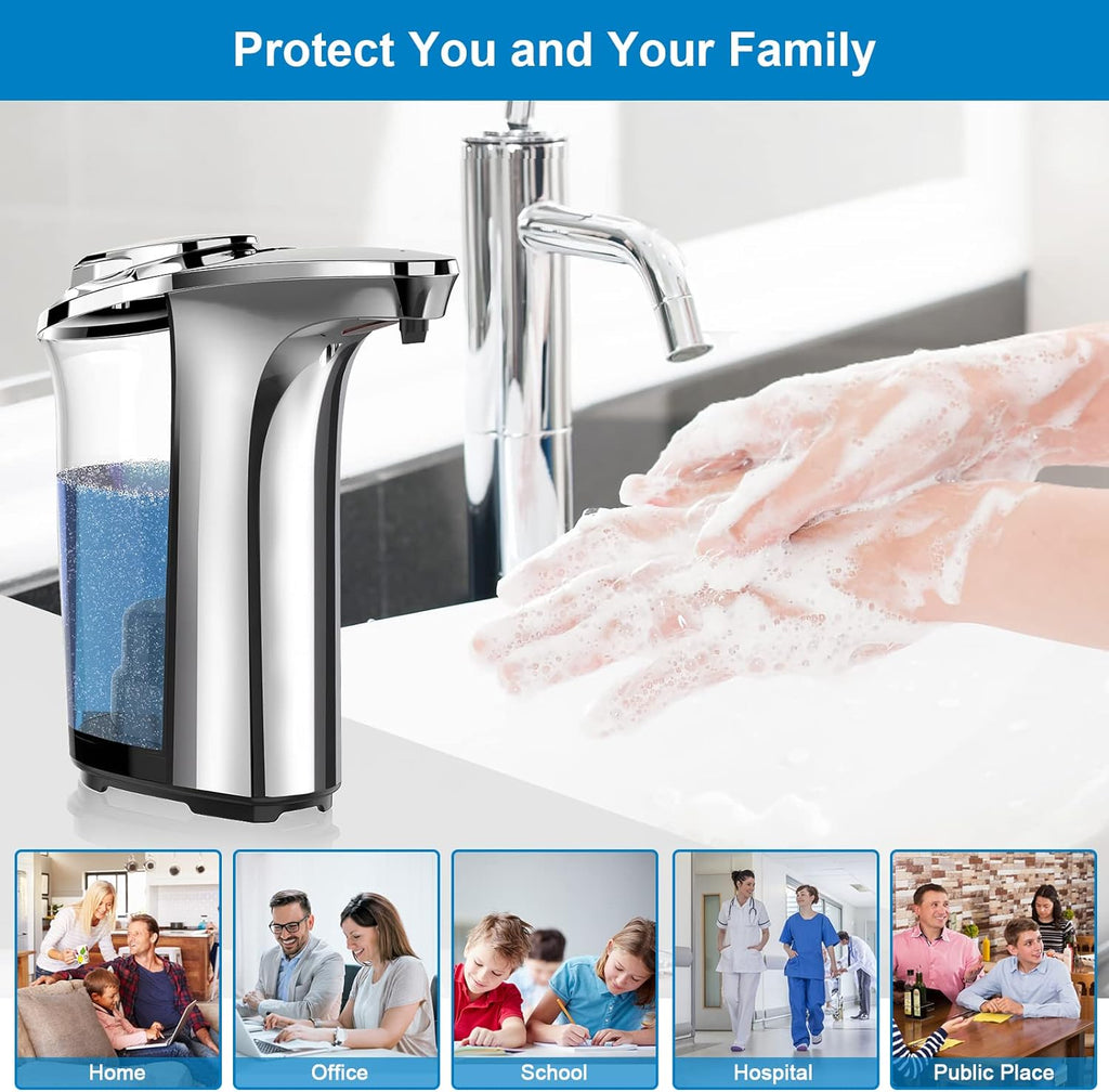 Dispensador Automático de Jabón para Platos Sin Contacto para Cocina y Baño